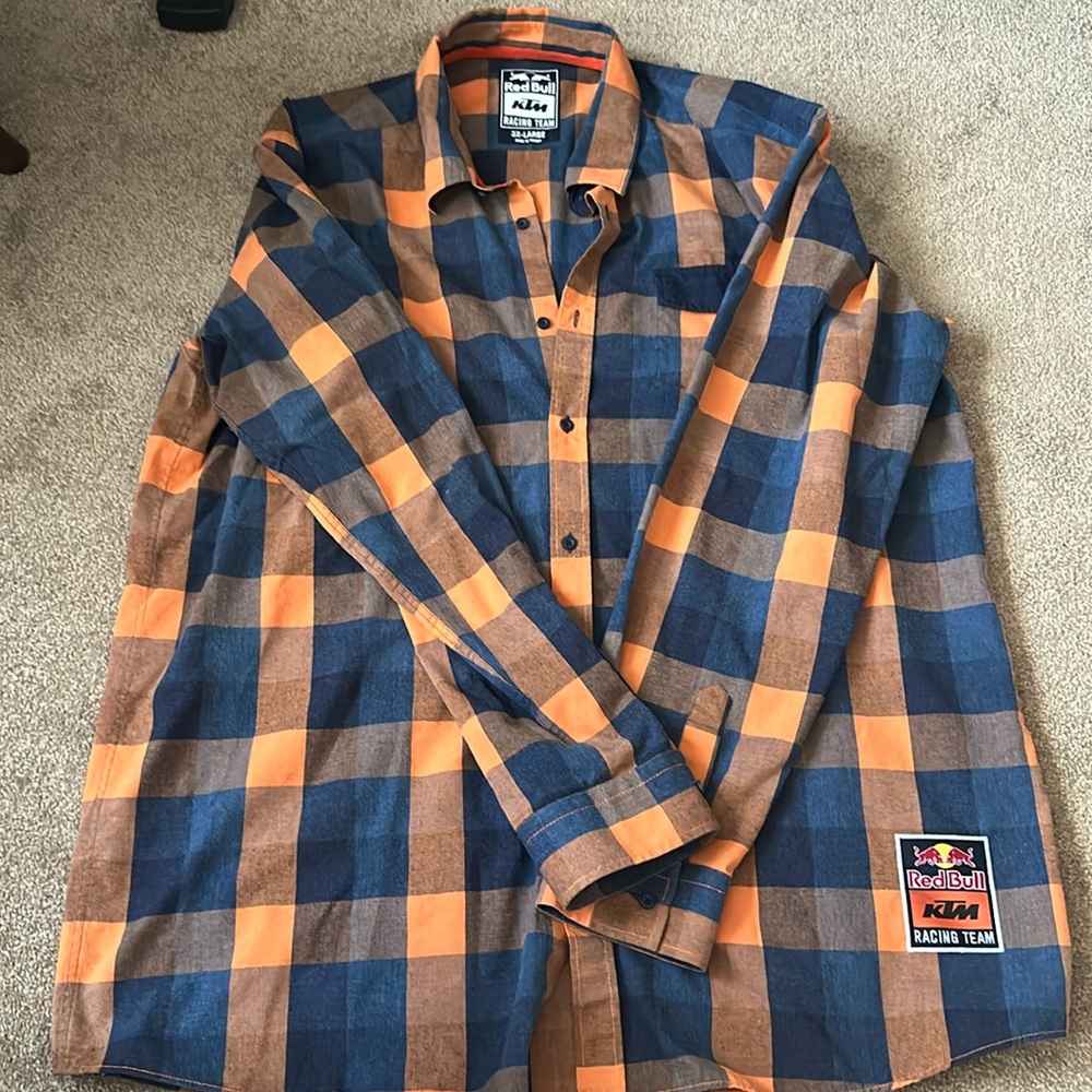Red Bull button down shirt